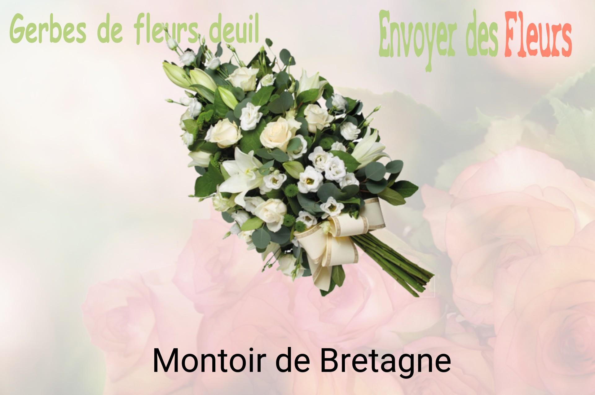 Gerbe de fleurs de deuil livrée à Montoir-de-Bretagne